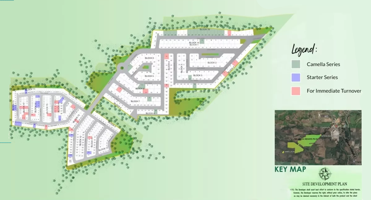 Camella Balanga Heights - Site Development Plan