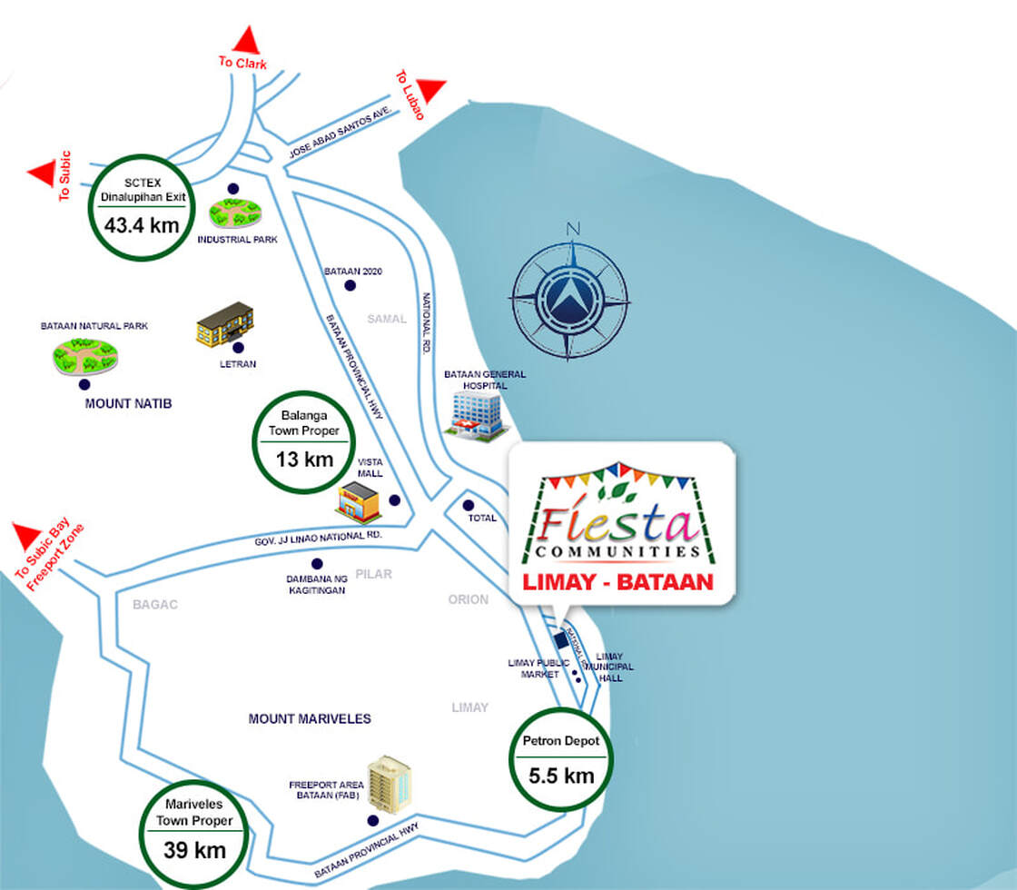 Fiesta Communities Limay-Vicinity Map