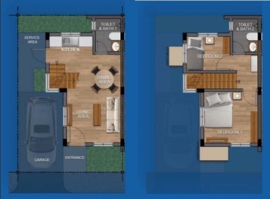 sunny homes mariveles-camille model floor plan