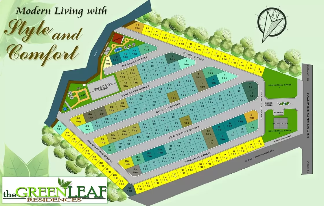 The Green Leaf Residences-site development plan