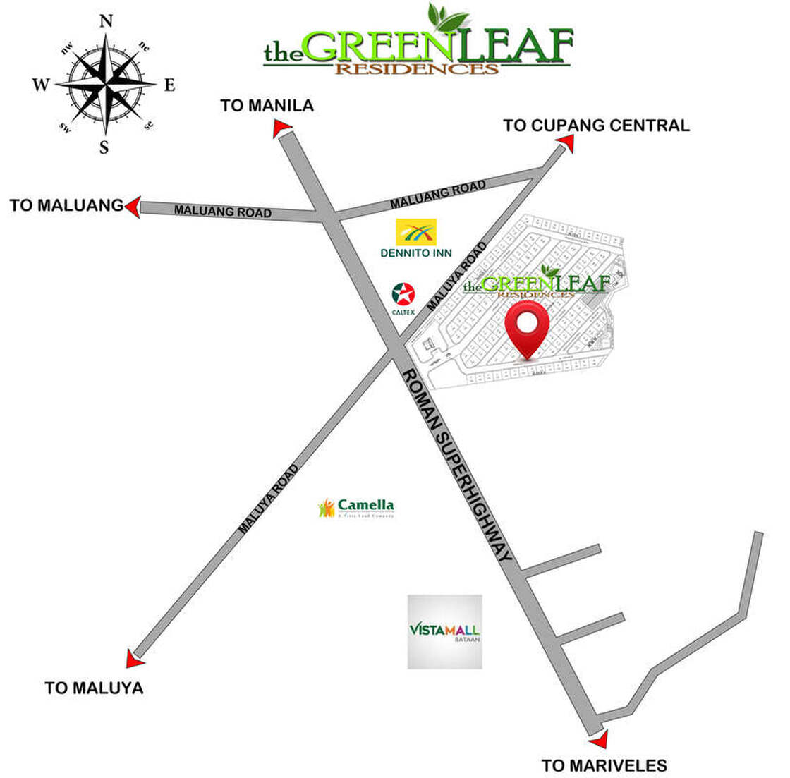 The Green Leaf Residences-vicinity map